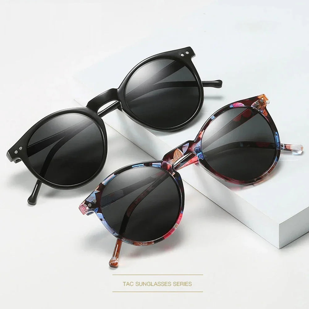 2025 Polarized Retro Round Sunglasses for Men & Women - Designer Vintage UV400 Goggles & Sun Glasses
