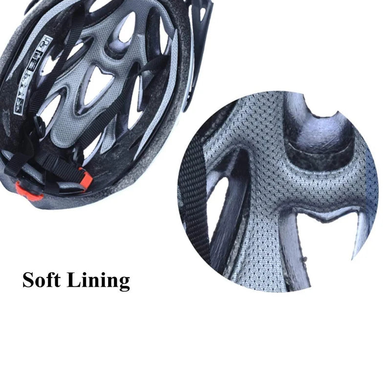 Adult Mountain Bike Helmet - Integrally Molding Cycling Helmet for Men & Women, Bicycle Safety Cap