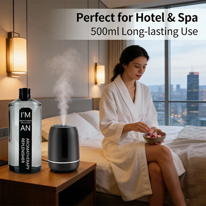 500ml Flameless Aromatherapy Essential Oil – Long-Lasting Hotel Scent Fragrance for Home, Humidifier & Aroma Diffuser Air Freshener Solution