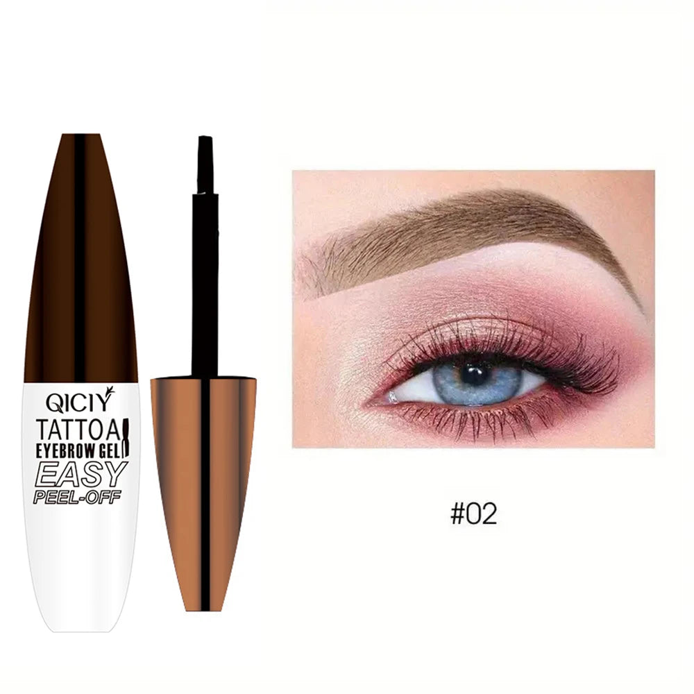 Long-Lasting 3-Day Tattoo Eyebrow Gel Cream – Easy Peel-Off, Smudge-Proof, Sweat-Resistant Waterproof Cosmetic