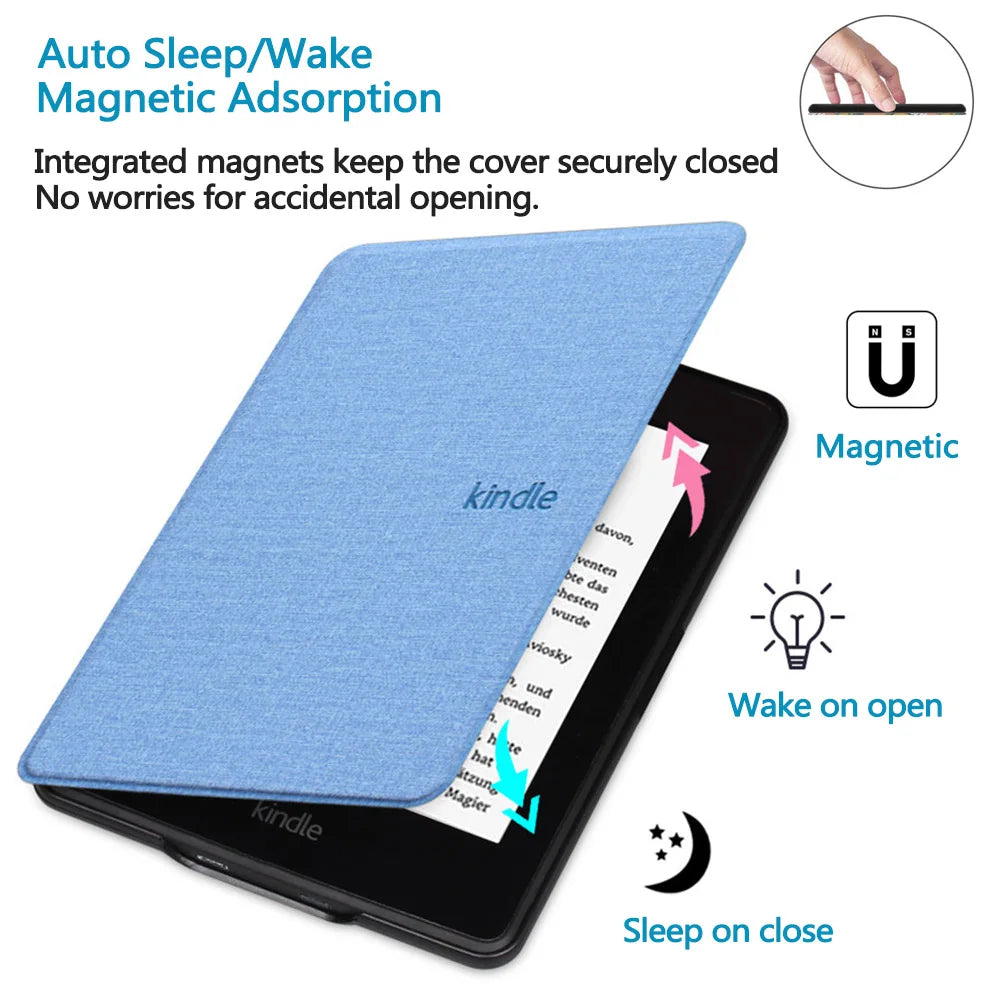 Magnetic Case for Kindle 2022/Paperwhite 5/4/3/2/1 – 6 & 6.8 Inch Cover with Auto Sleep/Wake for 8th, 10th, 11th Gen
