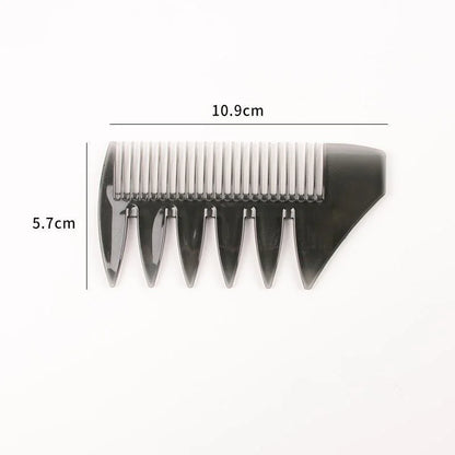 Men's Professional Wide Tooth Hair Comb & Brush – Barber-Grade Hair Styling Tool for Men