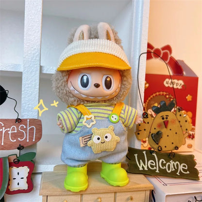17cm Labubu V1/V2 Doll Clothes – Cosplay Outfits & Accessories | Kids Toy Gift with Various Styles