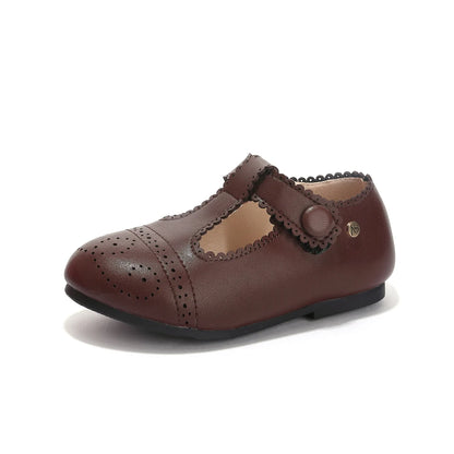 Kids Leather Shoes - Soft Mary Jane & Oxford Flats for Baby Girls and Boys, Princess & Dress Style