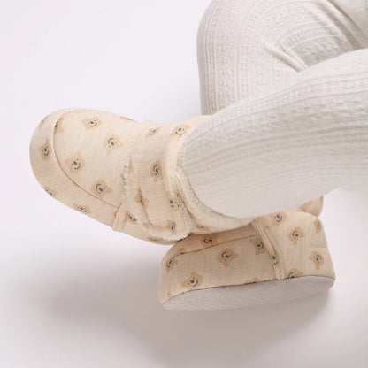 New Winter Cute Cartoon Baby Booties | Soft Cotton-Sole Non-Slip Warm First Walkers | Toddler Crib Shoes for Boys and Girls