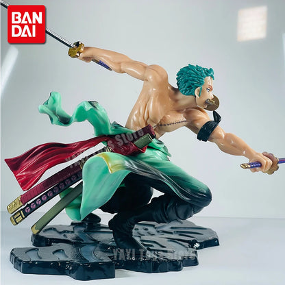 Roronoa Zoro Anime Figure - 10cm Three-Sword Style GK Manga Statue Collectible Model & Display Toy