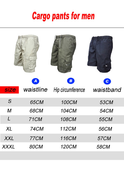 2024 Men's Cargo Shorts – Fashion Casual Running Shorts for Summer