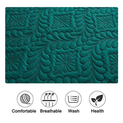 Waterproof Quilted Mattress Protector - Breathable Cover, Anti-Mite & Anti-Bacterial Fitted Bed Sheet ( No Pillowcase )