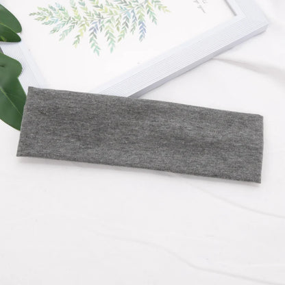 Elastic Cotton Fashion Headband – Unisex Stretch Hair Band for Yoga, Running, Fitness & Makeup Hair Accessories