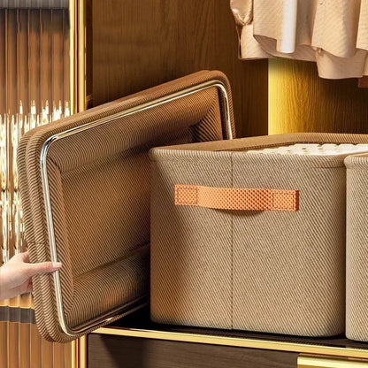 Thick Clothes Organizer Storage Box — Drawer Cabinet for Pants, Sweaters, Jeans, and Wardrobe Clothes