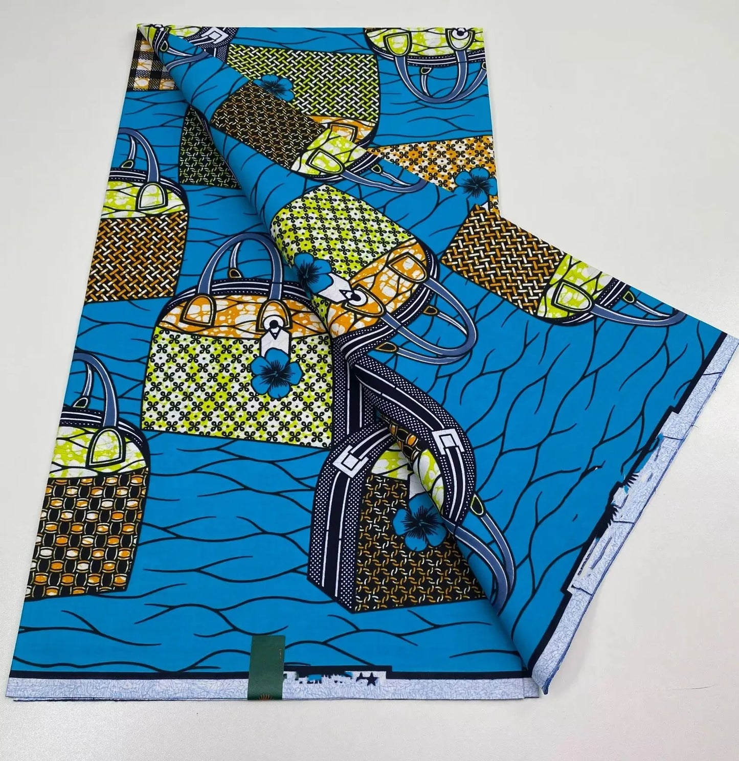 African Ankara Wax Print Fabric - 100% Cotton Soft Nigerian Real Wax Material for Women’s Party Dresses