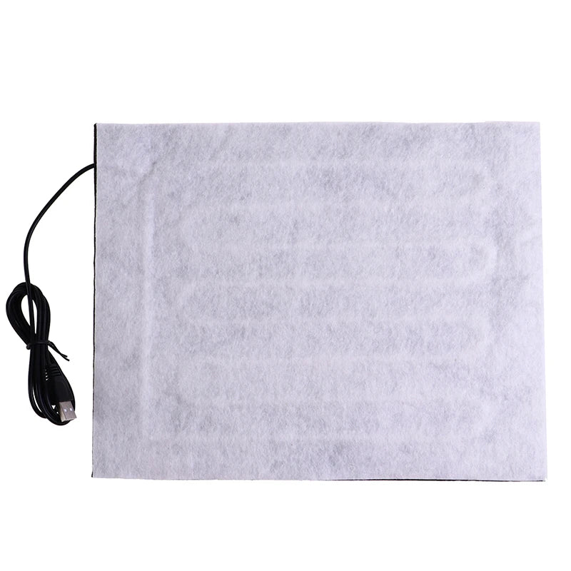 5V USB Heating Pad - Portable Warming Massage Heater for Body, Feet, Mouse Pad, Shoes & Gloves