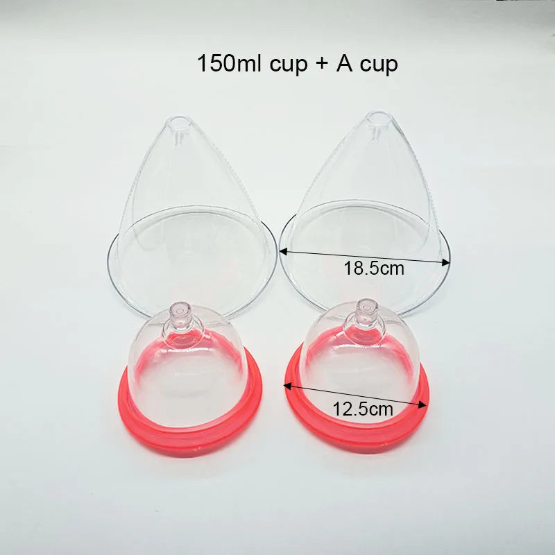 Electric Vacuum Suction Body Massage Device for Chest & Butt Lift, Breast Enhancement & Firming Cupping Therapy Pump System