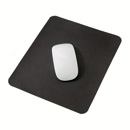 PU Leather Mouse Pad – Non-Slip Waterproof Gaming & Office Desk Mat, Anti-Scratch Easy Clean Surface for PC & Laptop Desktop Use