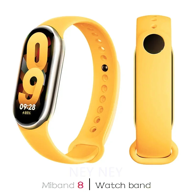 Waterproof Silicone Sport Strap for Xiaomi Mi Band 8/9 NFC – Replacement Smartwatch Bracelet