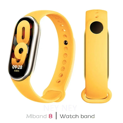 Waterproof Silicone Sport Strap for Xiaomi Mi Band 8/9 NFC – Replacement Smartwatch Bracelet