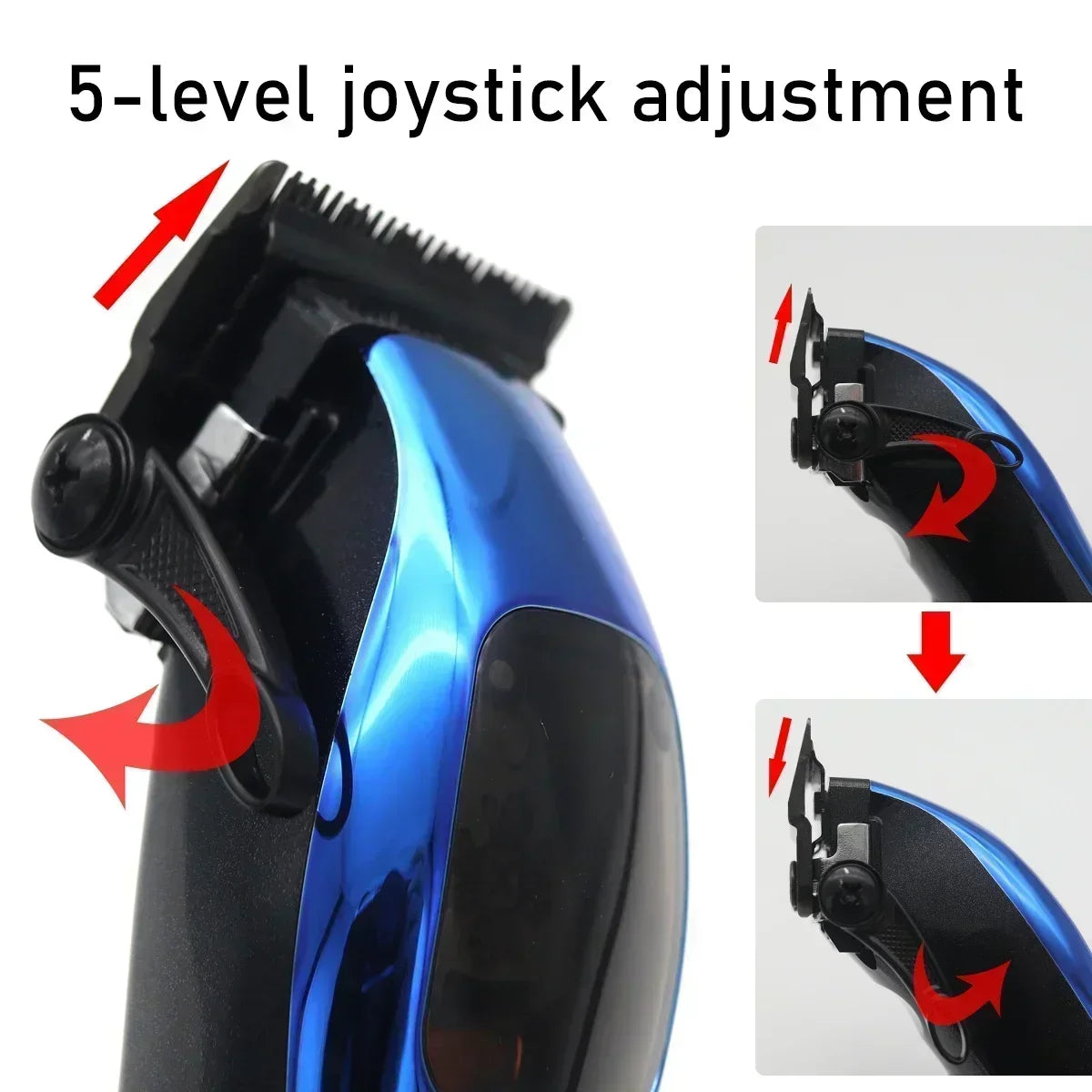Kemei 2361 Professional Hair Clipper – 10000RPM Magnetic Motor, DLC Blade, Base Charger, Hair Trimmer for Men