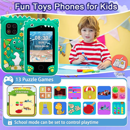 Kids Smart Educational Music Player & Learning Phone Toy for Ages 3-12 - Perfect Christmas & Birthday Gift