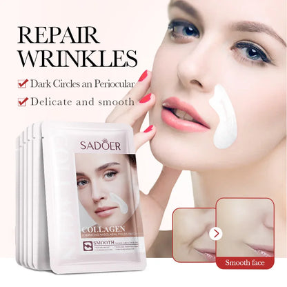 Firming Hydrocrystalline Facial Patch - Fine Line Care, Lifting & Deep Nourishing Korean Skin Care Mask
