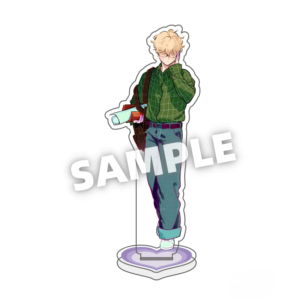 Anime Alien Stage Acrylic Stand Figure - Ivan Till Luka Sua Mizi Desktop Ornament Keychain Collectible Gift