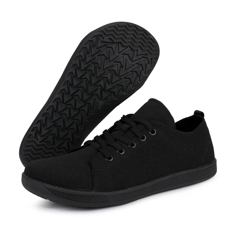 Wide Toe Barefoot Shoes for Men & Women – Minimalist Walking Sneakers with Zero Drop Sole & Breathable Mesh
