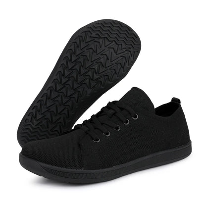 Wide Toe Barefoot Shoes for Men & Women – Minimalist Walking Sneakers with Zero Drop Sole & Breathable Mesh
