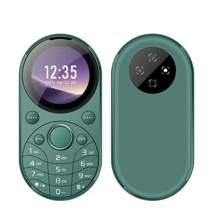 SERVO i15 Mini Oval Phone — Dual SIM GSM Mobile with 1.39" Screen, Speed Dial, Magic Voice, Blacklist, Vibration, FM Radio & Type-C
