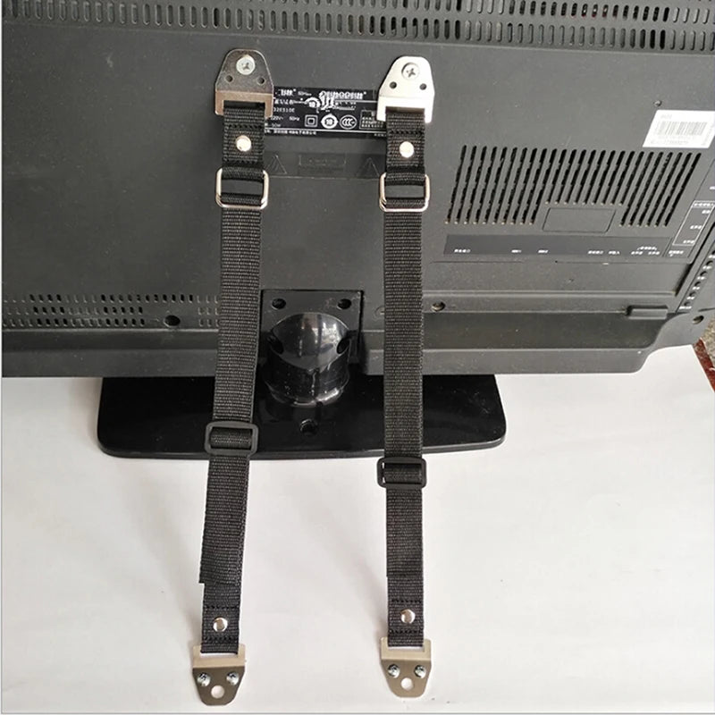 High-Quality Baby Safety Lock - 2pcs/Lot Anti-Tip Straps for Flat TV and Furniture Wall, Child Lock Protection