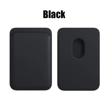 Leather MagSafe Wallet Case with Card Holder for iPhone 15 Pro Max, Compatible with iPhone 14, 13 & 12