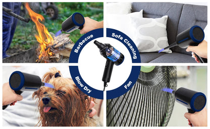 500W Electric Air Duster – Powerful Air Blower for PC, Computer, Keyboard Cleaning | Replaces Compressed Air Spray