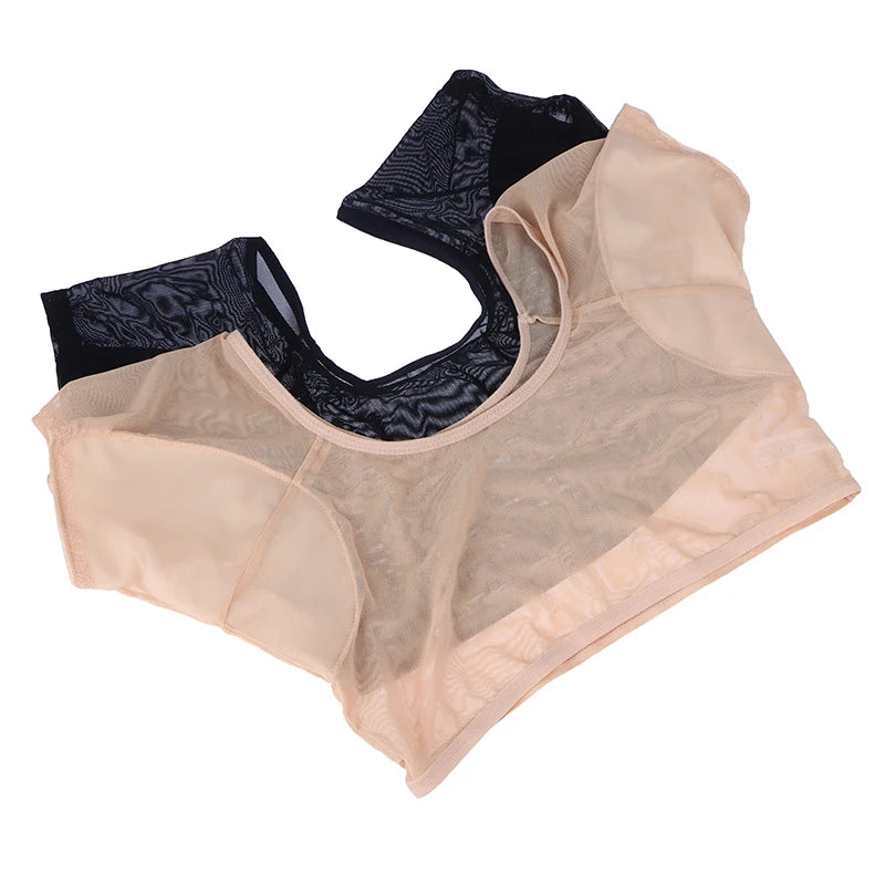 Underarm Sweat Pads for T-Shirt & Vest – Washable Armpit Sweat Guards, Sweat-Proof Clothing Protector for Women & Girls