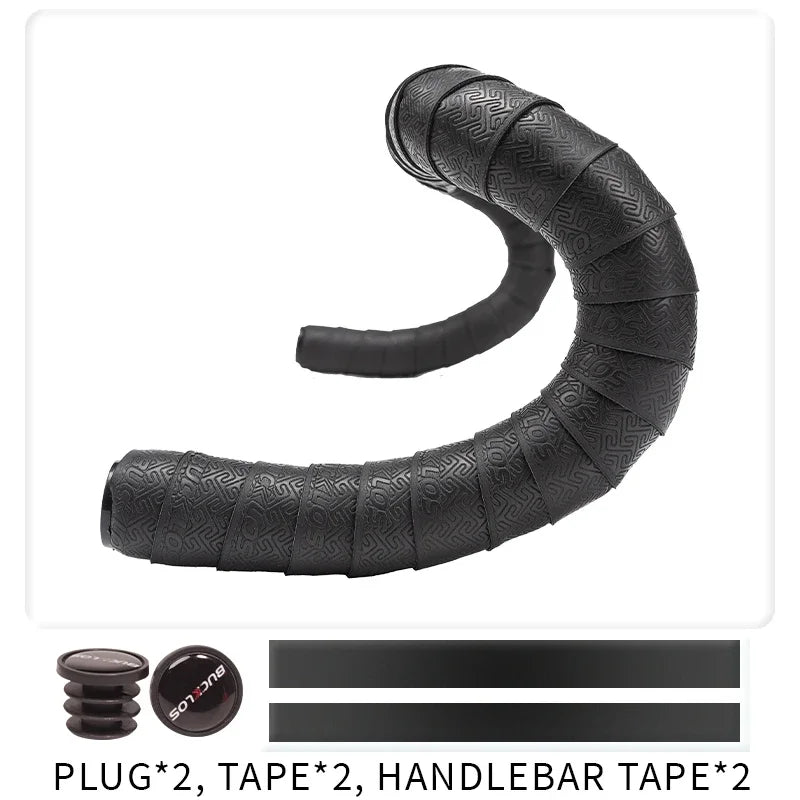 BUCKLOS Road Bike Handlebar Tape – Soft Non-Slip Drop Bar Strap for Gravel, Racing & Speed Bicycles