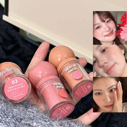 Herorange Dewy Liquid Blush - Blendable, Waterproof Radiant Cheek Tint for Everyday Makeup and Special Occasions