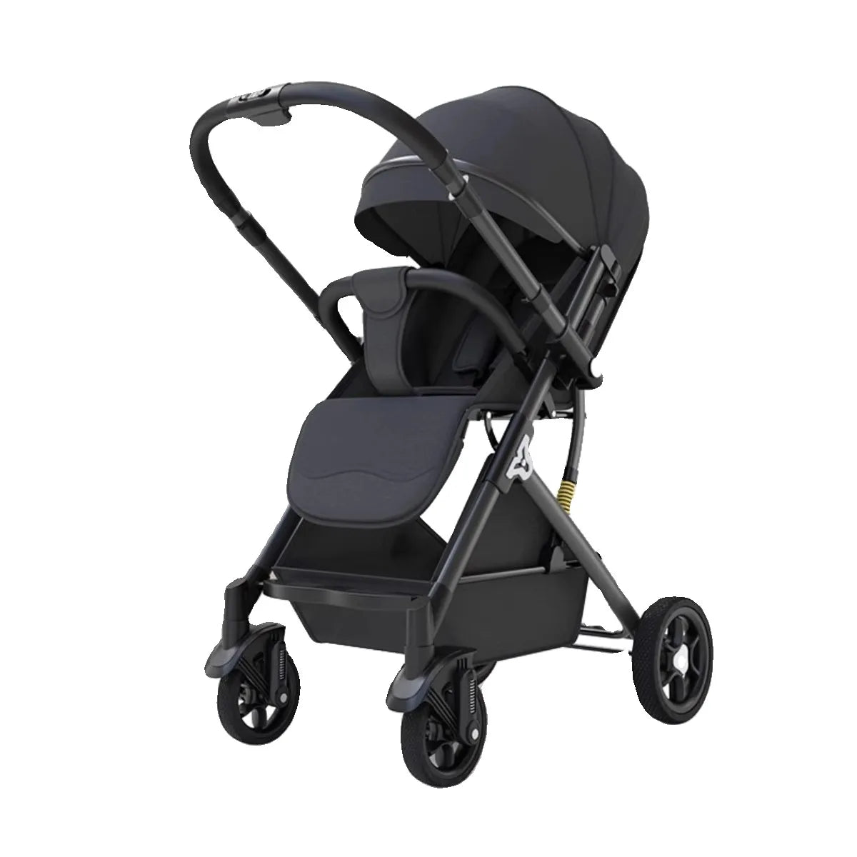 Lightweight Two-Way Baby Stroller — High Landscape, Spine Protection, 4-Wheel Newborn Push Trolley