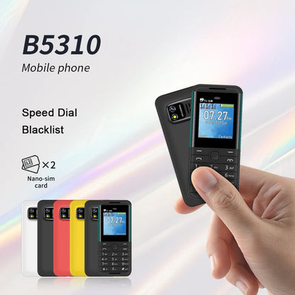 SERVO BM5310 Mini Mobile Phone — 3 SIM Card, 3-Standby, Auto Call Recorder, Bluetooth, Speed Dial & Magic Voice, 1.3" Compact Phone