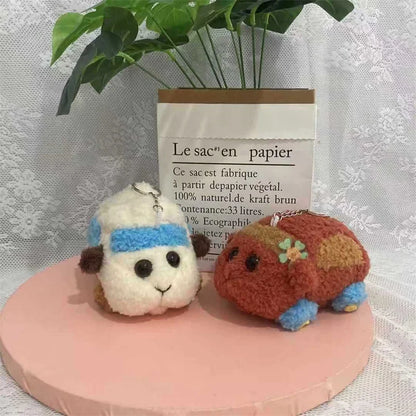 Cute PUI PUI Plush Toy Keychain – Anime Guinea Pig Stuffed Bag Pendant Birthday Gift
