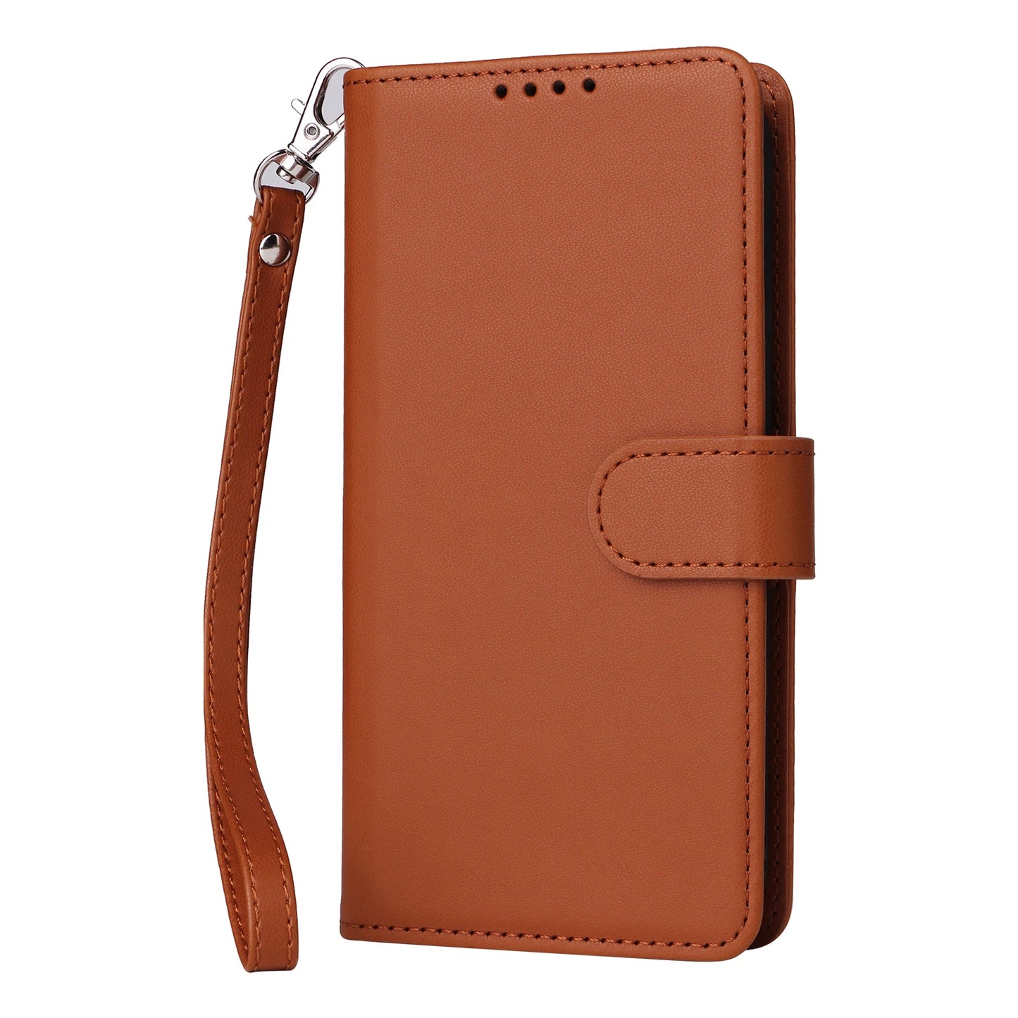 2-in-1 Magnetic Card Slot Leather Wallet Case for Xiaomi Redmi Note 13 Pro Plus, 12, 13C, 13T, C65 & POCO X6 5G – Stand Bag with Strap Cover