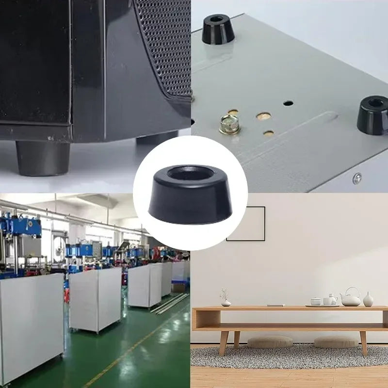 8/80pcs Rubber Furniture Pads - Non-Slip Floor Protectors & Chair Leg Bumper Gaskets for Tables and Cutting Boards