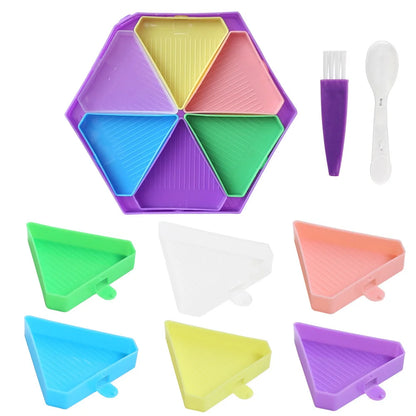 Removable 6 Slot Diamond Painting Storage Containers – Large Trays & Accessories