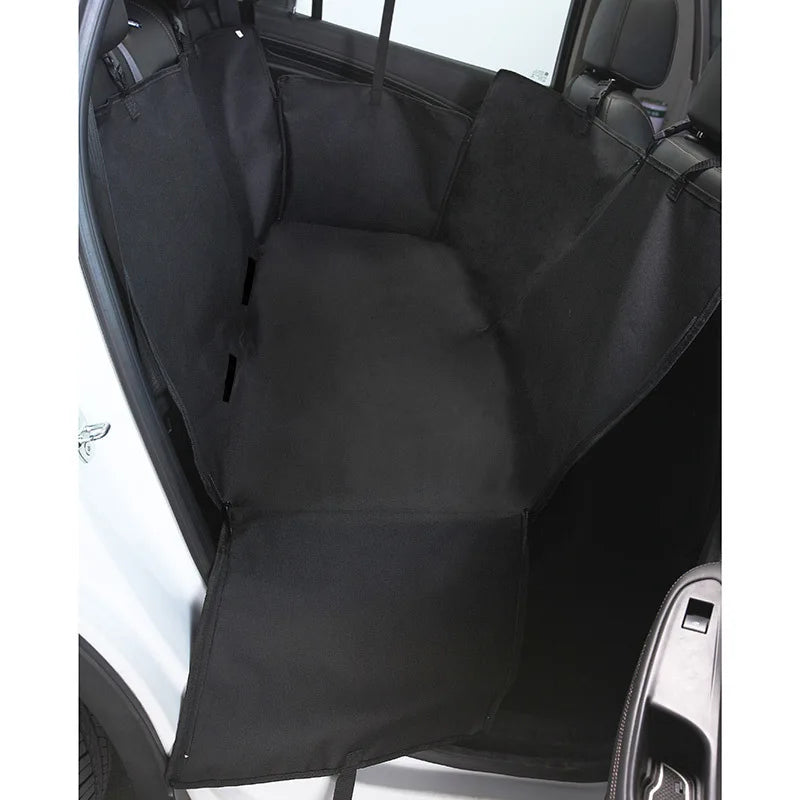 Waterproof Dog Car Seat Cover - Pet Travel Hammock Mat for Small, Medium & Large Dogs with Rear Seat Protection