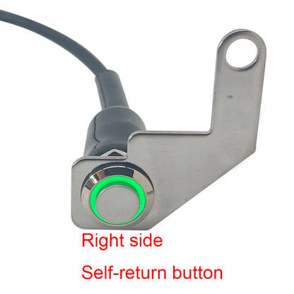 12V LED Waterproof Motorcycle Handlebar Switch – Manual Reset Button