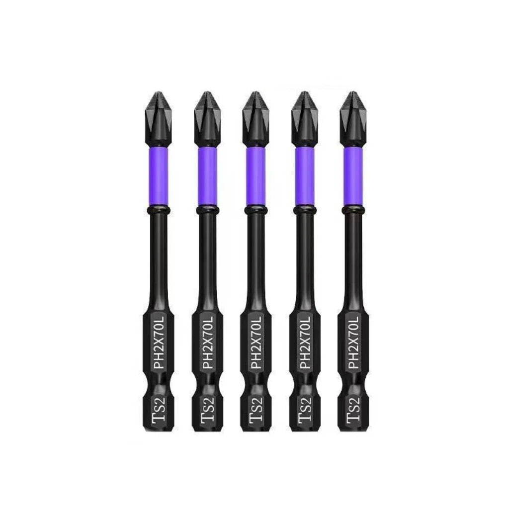 5–60PCS PH2 Magnetic Impact Driver Bit Set – Alloy Steel Cross Screwdriver Bits for Drill & Screw Driving Non-Slip Tool Kit