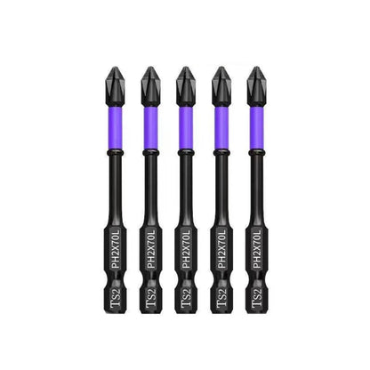 5–60PCS PH2 Magnetic Impact Driver Bit Set – Alloy Steel Cross Screwdriver Bits for Drill & Screw Driving Non-Slip Tool Kit