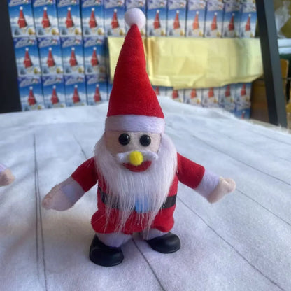 Christmas Climbing Beads Rope with Santa Claus Doll – Holiday Ornament for Party, Event & Gift Decorations