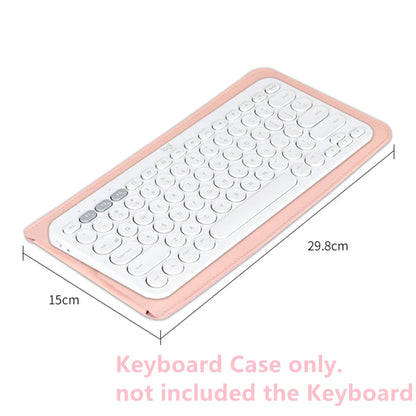 Logitech K380 PU Leather Keyboard Case - Wireless Keyboard Storage Bag and Dust Cover