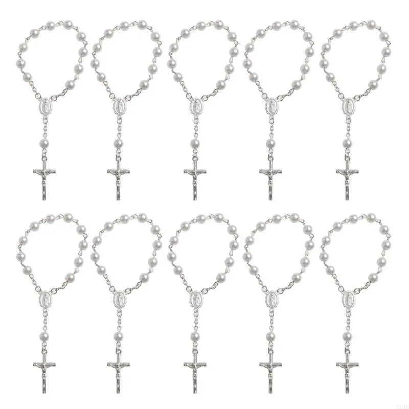 6mm Tiger Eye Rosary Beads Necklace – Catholic Jesus & Virgin Mary Pendant Long Knotted Chain Religious Jewelry for Men & Women