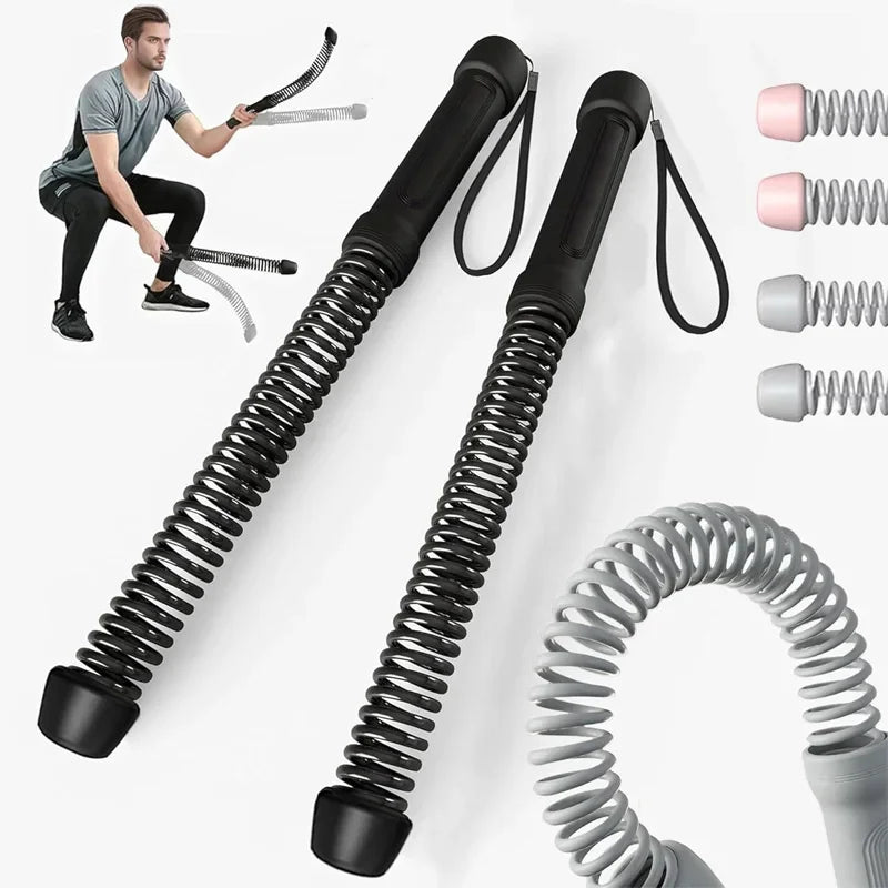 2PCS Cordless Battle Rope — Multifunctional Home Gym Training System for Full-Body Strength & Arm Workout, Unisex
