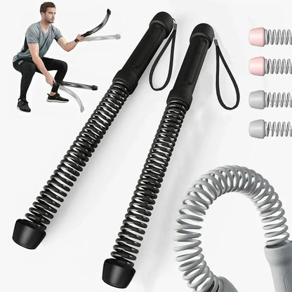 2PCS Cordless Battle Rope — Multifunctional Home Gym Training System for Full-Body Strength & Arm Workout, Unisex