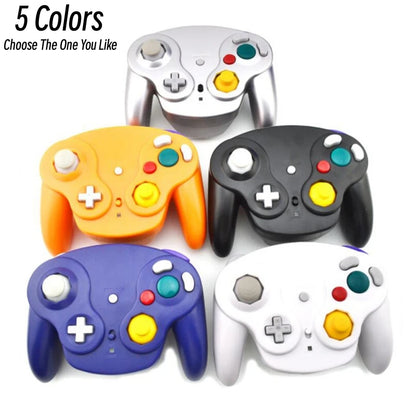 Wireless Gamepad Controller for GameCube – 2.4G Joystick with Adapter, 5 Colors