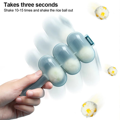Creative Rice Ball Mold - Make Fun DIY Sushi for Kids with 1PC Sushi Maker Rice Mold (6.892.761.18 inches)